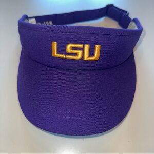 Nike Louisiana State University Visor Purple Gold White One Size